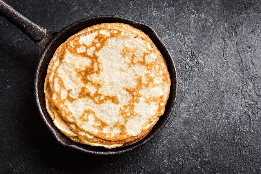 receitas de crepes e panquecas