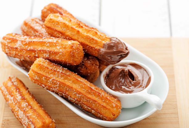 Churros de Chocolate en la Air Fryer