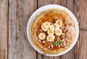 Panqueques de Plátano y Avena en la Licuadora